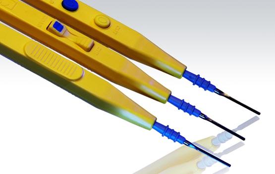 ConMed Goldline Electrosurgery Pencils - Electrosurgery Pencil, BTN, with Holster, UltraClean, 15' CD - 131326A