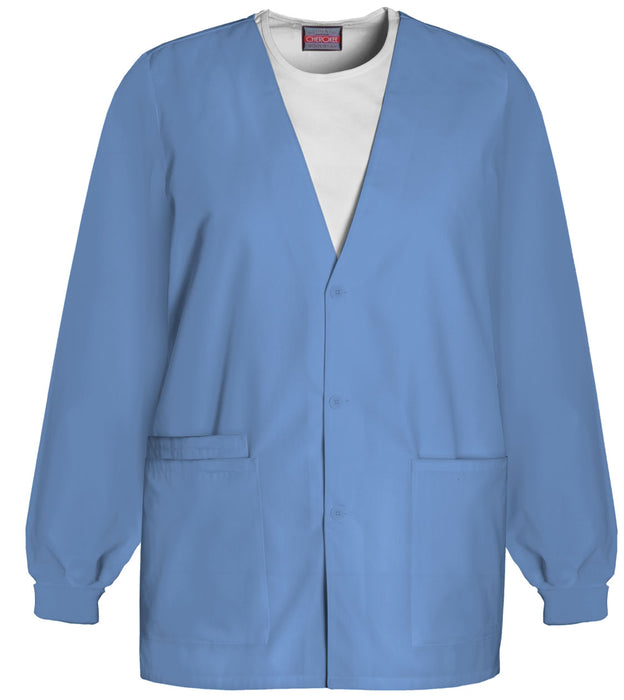 Cherokee Workwear Jacket Scrub Cherokee Womens Navy X-Small Ea