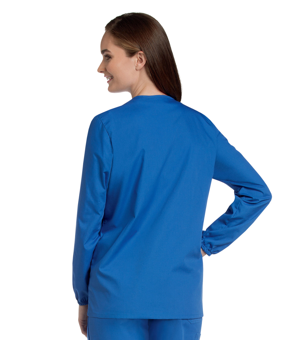 ScrubZone (R) by Landau Jacket Warm-Up Poly/Ctn Uniforms W RylBlu Sm 4 ...
