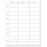Chart Labels Laser Portrait With Holes, Multiple Size Labels X White - 33 Lbls Per Sheet, 4 Pks Of 250 Sheets Per Case