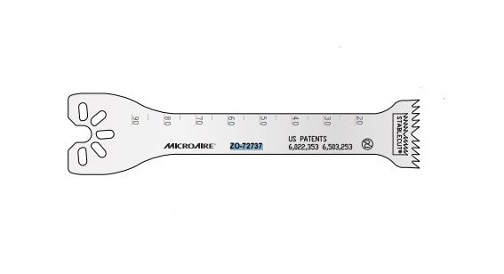 MicroAire StableCut Oscillating Blade - StableCut Oscillating Blade, 21.3 mm x 90 mm x 1.35 mm - ZO-72737