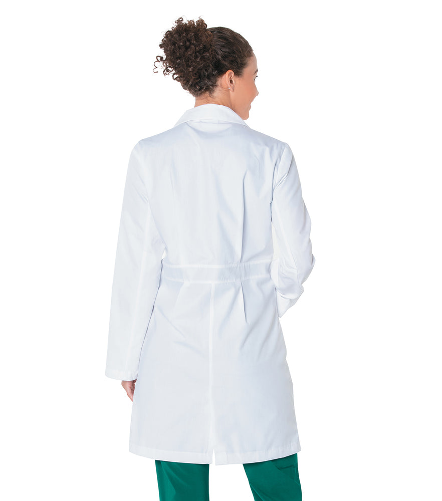 Women's Lab Coat with iPad Pocket, Size 2, White